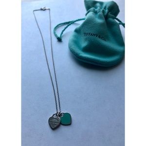 Tiffany & Co. “Mini Double Heart Tag” Pendant